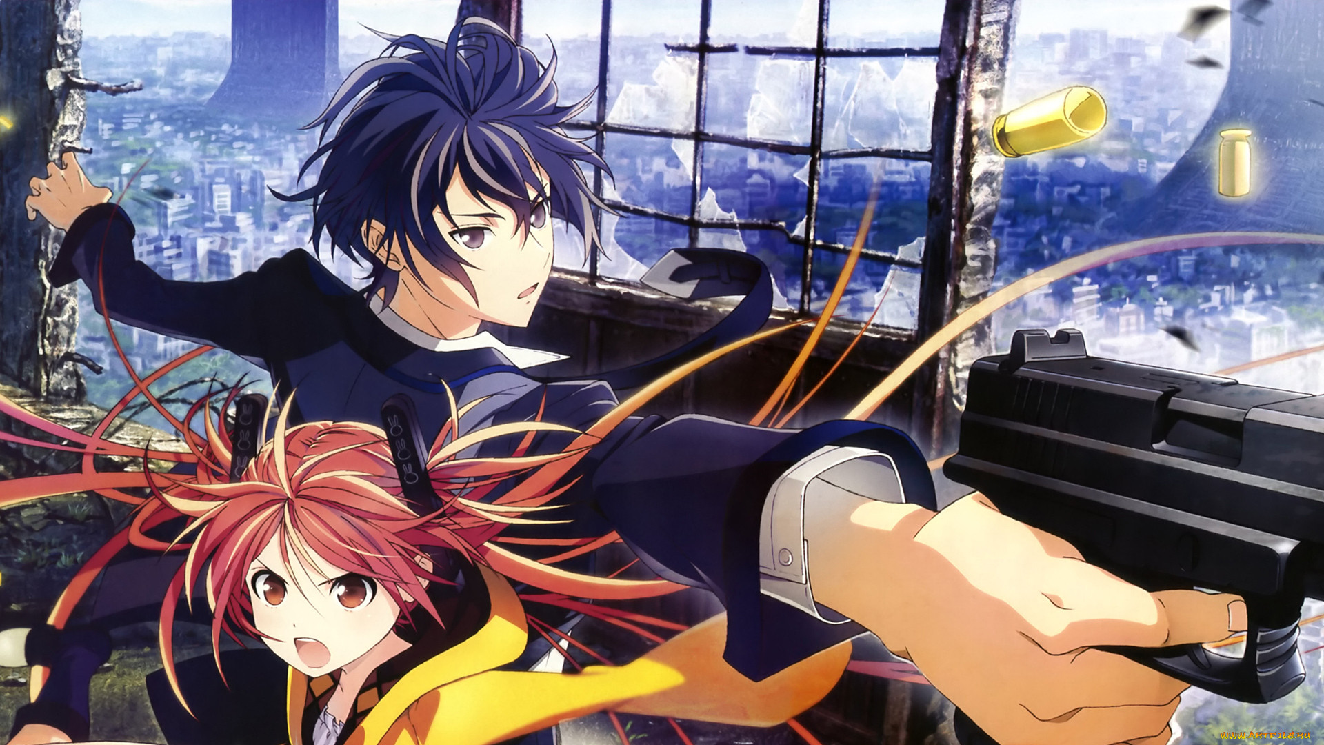 , black bullet, , , , , , , , satomi, rentarou, aihara, enju, black, bullet, , , 